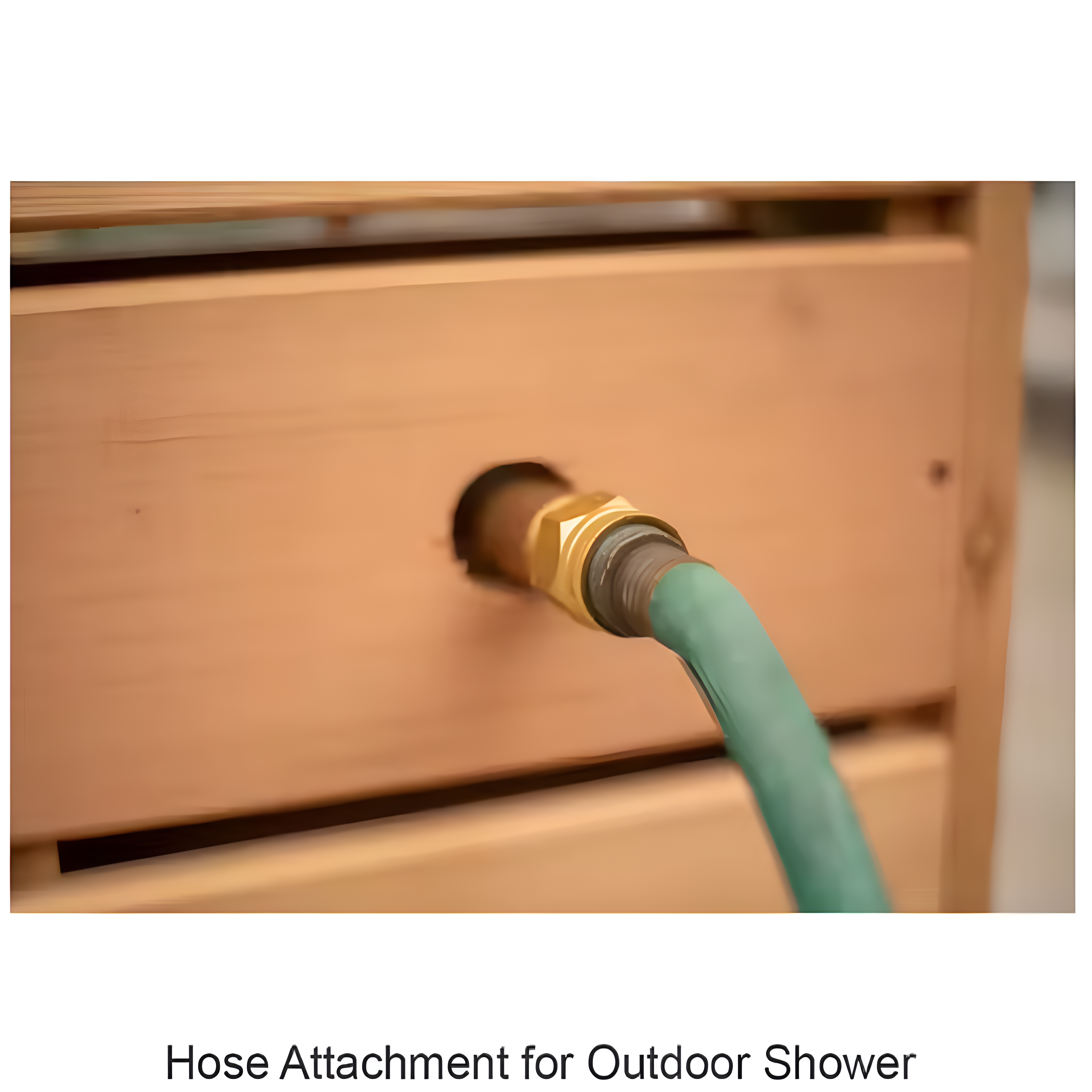SolaceCraft Aegis Slat Cedar Outdoor Shower Cabana